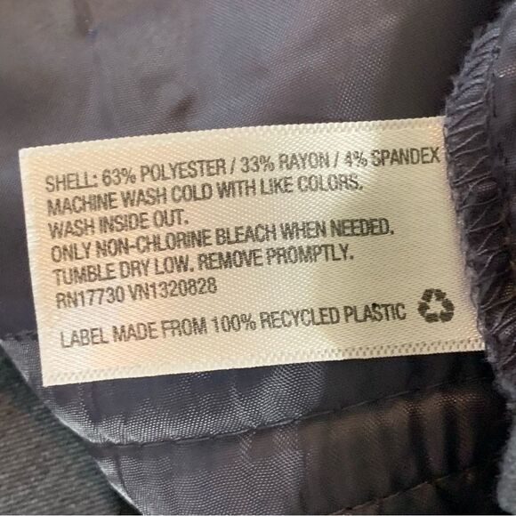 A NEW DAY Slacks Women’s 14 Gray Wide Leg Front Pockets Faux Back Pockets. - Picture 8 of 14